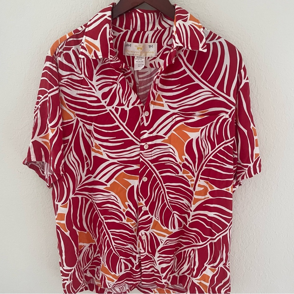 Vintage Princess Kaiulani Hawaiian Shirt